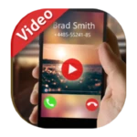 full screen video caller id android application logo